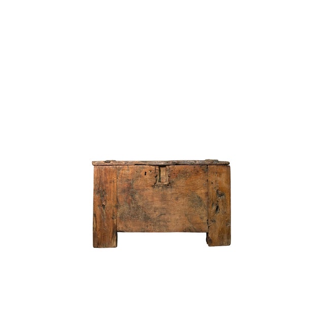 Antique Swiss Pine Chest, 1600s For Sale - Image 6 of 6