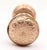 Antique Vernacular style polished brass passage door knob set made by Hopkins & Dickinson in the 1879 catalog. Part of the...