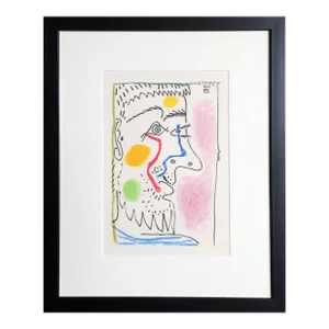 Profile VII from "le Gout Du Bonheur", Pablo Picasso Lithograph on Arches