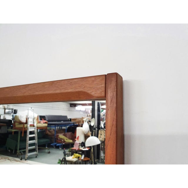 Wood Teak Mirror by Aksel Kjersgaard, Denmark, 1960s For Sale - Image 7 of 11
