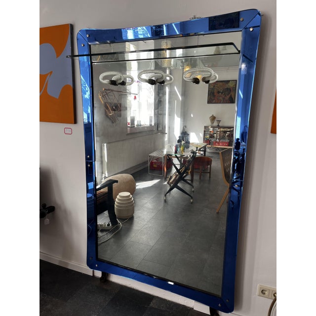 Large Wall Mirror Wardrobe from Cristal Art, Florence, Italy, 1970s For Sale - Image 12 of 12