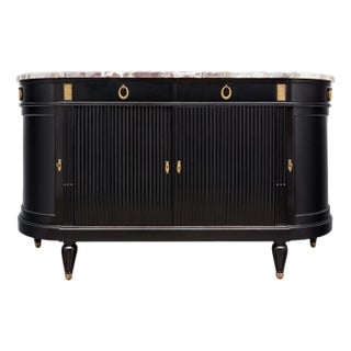 Late 19th Century Louis XVI Demilune Buffet For Sale