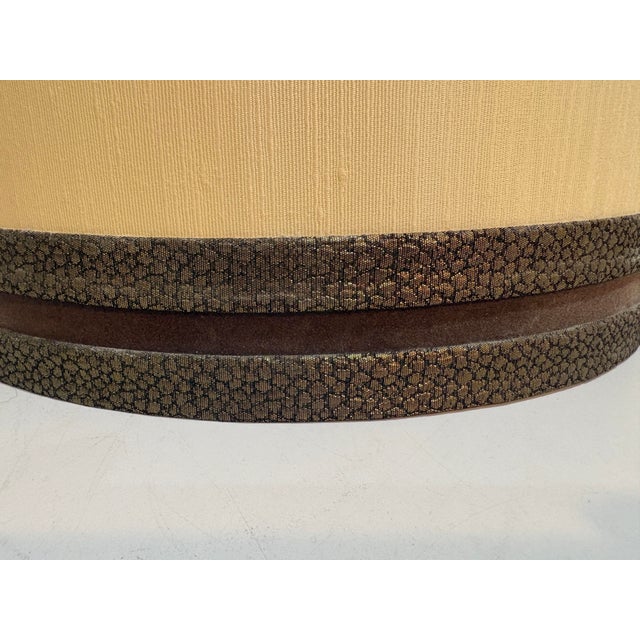 Laurel Lamp Company H-786 Mid-Century Modern Brass Table Lamp, Cataloged 1965, Original Shade For Sale - Image 11 of 12