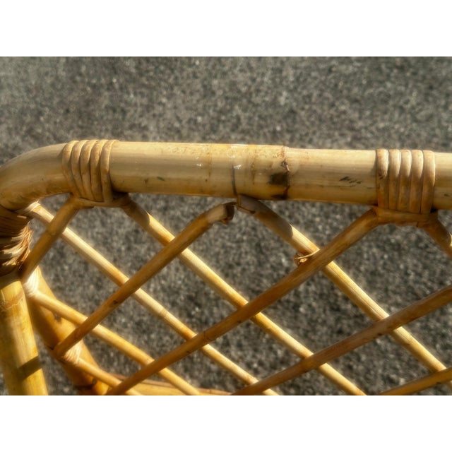 Vintage Single Rattan Beds, 1970s, Set of 2 For Sale - Image 3 of 18