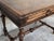 Brown 20th Century Spanish Baroque Style Oak Side Table For Sale - Image 8 of 13