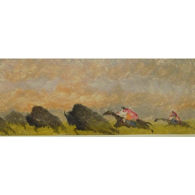 1980s Earl Biss "Untitled"Hand Signed Mono Print W/ Custom Frame For Sale - Image 5 of 7