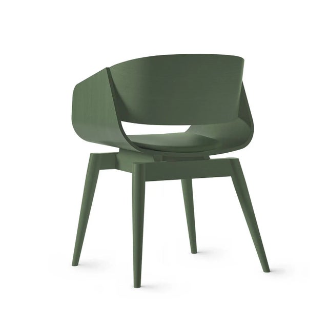 Contemporary Green 4th Armchair with Soft Green Seat by Almost For Sale - Image 3 of 5