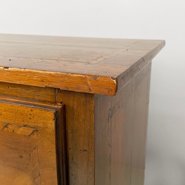 Wood Italian Directoire Style Chest of Drawers in Wood, 1930s For Sale - Image 7 of 18