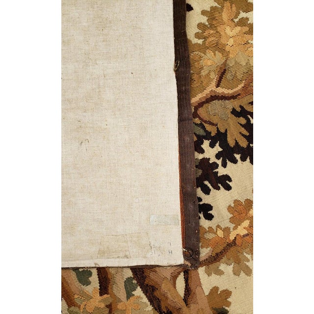 Important Antique Continental Tapestry Panel – Cranes, Birds & Landscape For Sale - Image 12 of 12