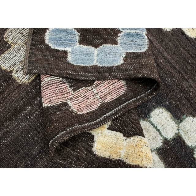 Textile Turkish Kilim Oriental Handmade Flatweave 8'11" x 10'9" #18664 For Sale - Image 7 of 8