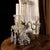 Girandole Table Lamp or Candelabra. 1940's Original Czechoslovakian Crystals With Bulbous Base, Rewired For Sale In Sacramento - Image 6 of 9
