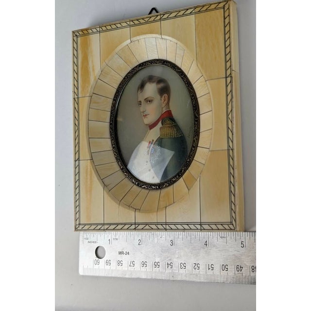 Napoleon and Josephine Portrait Miniatures, Late 19th Century - Set of 2 For Sale - Image 13 of 14