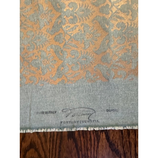 Fortuny 7 Yards of Fortyny Delfino Fabric For Sale - Image 4 of 8