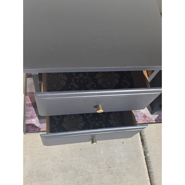 Moody Dark Nighstands Pair - Vintage For Sale In Palm Springs - Image 6 of 9