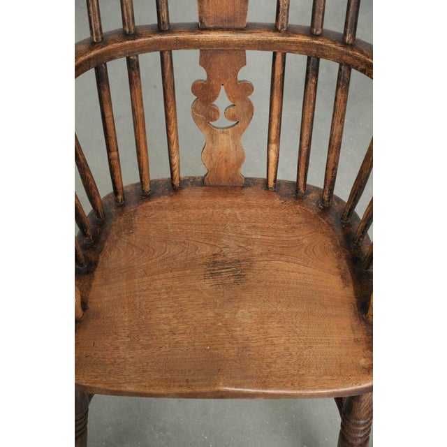 Antique English Spindle Chair, 1800s For Sale - Image 6 of 15