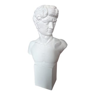 Vintage Adonis Greek Bust Figurine For Sale