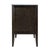 Bristol 36 in. W Marble and Wood 1 Drawer Ribbed Bathroom Vanity, Dark Roast Coffee Wire Brushed For Sale In Chicago - Image 6 of 9