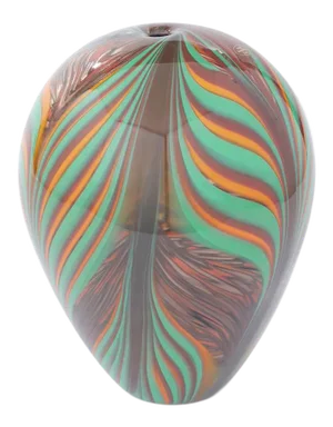 Art Deco Style Murano Glass Decorative Vase
