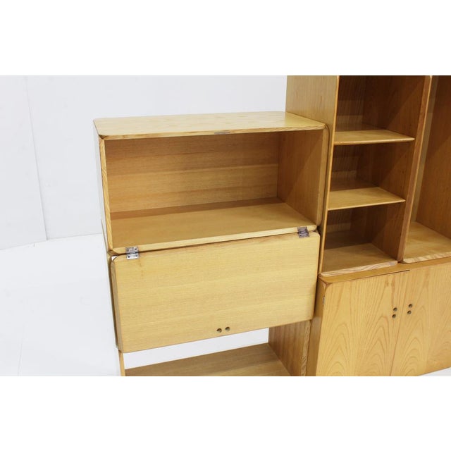 Brown Vintage Modular Wall Unit Cabinet by Derk Jan De Vries for Maisa, 1980s, Set of 9 For Sale - Image 8 of 13