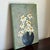 2012 Mixed Media Daisy Still Life on Canvas For Sale - Image 10 of 12