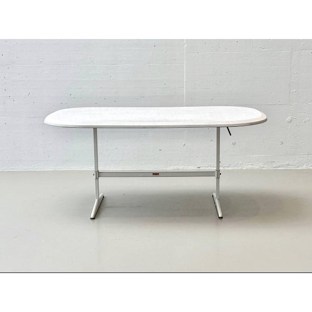 Oval Folding Garden Table by Mazuvo and SM France, 1990s For Sale - Image 9 of 18