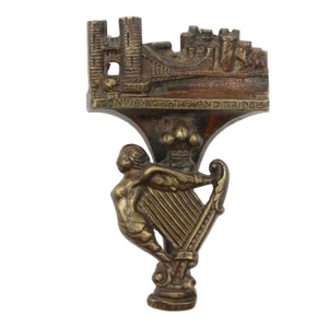Vintage Conway Castle & Bridge Brass Door Knocker