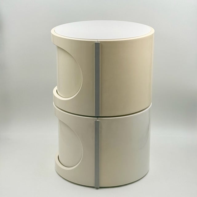 Plastic French Modular Storage Units attributed to Marc Held for Prisunic, 1970s, Set of 2 For Sale - Image 7 of 18
