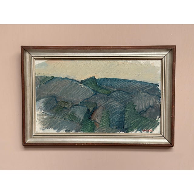 Bengt Crantz, Swedish Landscape, 20th Century, Oil on Canvas For Sale - Image 4 of 16