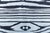Textile Modern Animal Skin Zebra Design Wool Rug in Black and Blue by Doris Leslie Blau For Sale - Image 7 of 7