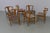 Brown Danish Brutalist Oak Dining Chairs attributed to Henning Kjærnulf, 1960s, Set of 6 For Sale - Image 8 of 18