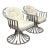 Vintage Woodard Aluminum Swivel Lounge Chairs - Pair For Sale