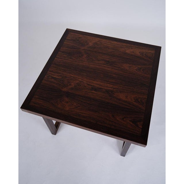 1960s Side Tables in Rosewood by Rud Thygesen for Heltborg Furniture, 1960s, Set of 2 For Sale - Image 5 of 11