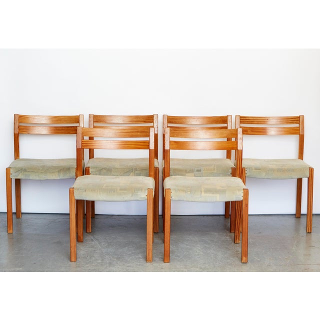 Pine No. 404 Dining Chairs by Niels O. Møller Moller for J.L. Møller, 1970s, Set of 6 For Sale - Image 13 of 13