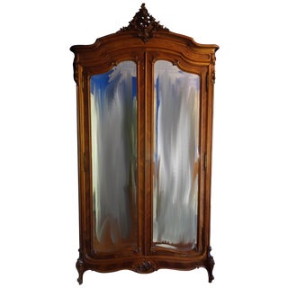 Antique 19th Century Rococo Armoire For Sale
