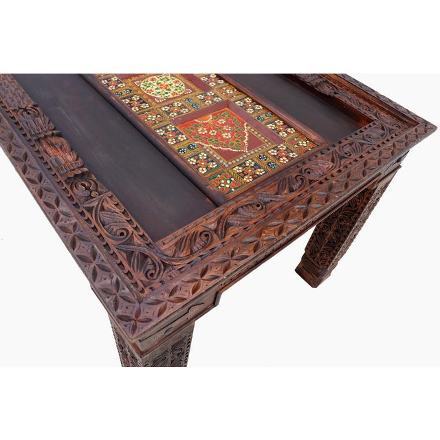 Vintage Wooden Orient Dining Table, 1970s For Sale - Image 10 of 18