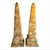 Vintage Decorative Metal Obelisks, 1970, Set of 2 For Sale - Image 4 of 6