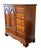 Classic Bassett Furniture dresser/armoire from the 1980s, crafted in rich cherry wood with traditional styling. This...