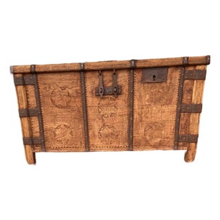 19th Century Anglo-Indian Trunk, 1880 For Sale
