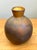 Brown Vintage Brown Glazed Ceramic Vase For Sale - Image 8 of 14