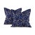 Blue Designer Vicki Payne Free Spirit Blue Brown Tan Yellow Modern Botanical Paisley Leaves Pillow Covers- Pair For Sale - Image 8 of 8