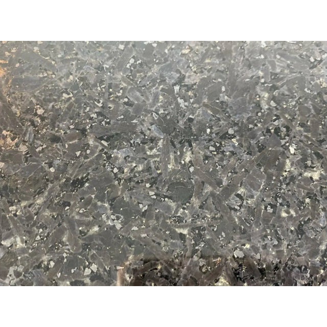 Black 1970s Knoll Black Granite & Chrome Coffee Table For Sale - Image 8 of 10