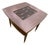 Vintage Tiled Walnut Laminate Two-Tiered End Table For Sale