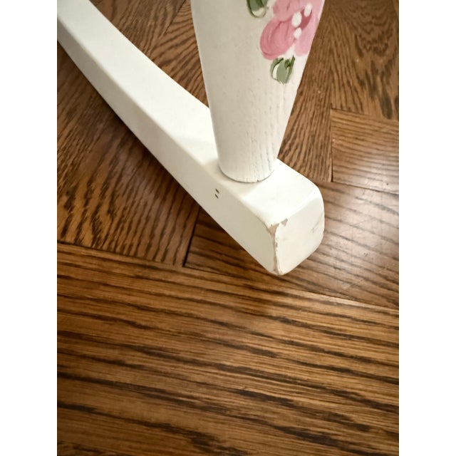 Vintage Children's Hand Painted Rocking Chair For Sale - Image 11 of 11