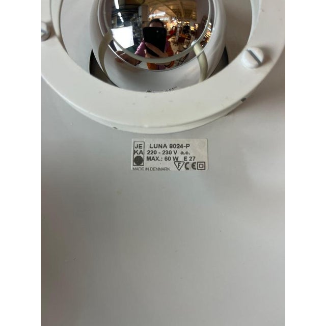 Silver Pendant Lamp from Jeka For Sale - Image 9 of 11