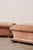 Late 19th Century Pair of English Footstools on Wooden Feet and Rose Velvet Upholstery For Sale - Image 5 of 5