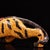 Vintage Cloisonne Enamel Tiger Figure – 12.2" Gilt Striped Beast Sculpture For Sale - Image 10 of 10