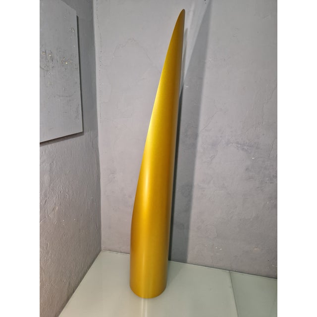 Model Unghia Nail Lipstick Floor Mirror in Gold For Sale - Image 5 of 13