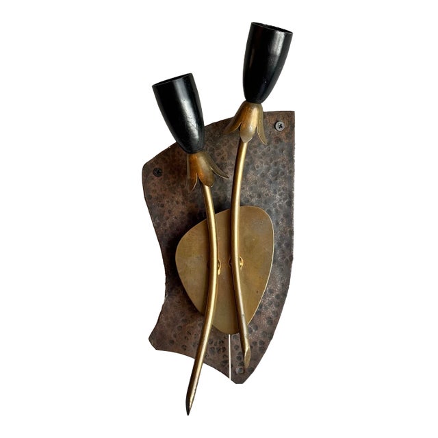 1960s Mid Century Modern Italian Wall Sconce For Sale