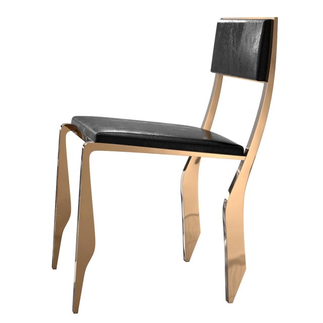 "Icona" Chair With Bronze, Hand Crafted Bizimyer Furniture. Unmatched. Unrivalled. Designed by Hasan Samet Bizimyer....