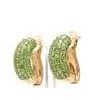 9.14 cts Natural tsavorite earrings in 14k gold For Sale In New York - Image 6 of 18
